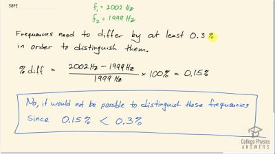 OpenStax College Physics Answers, Chapter 17, Problem 58 video poster image.