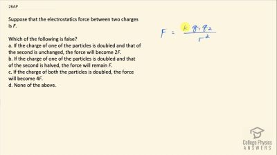 OpenStax College Physics Answers, Chapter 18, Problem 26 video poster image.