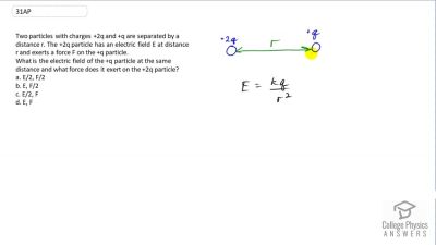 OpenStax College Physics Answers, Chapter 18, Problem 31 video poster image.