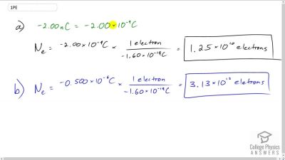 OpenStax College Physics Answers, Chapter 18, Problem 1 video poster image.