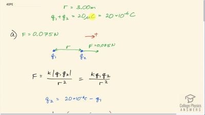 OpenStax College Physics Answers, Chapter 18, Problem 40 video poster image.