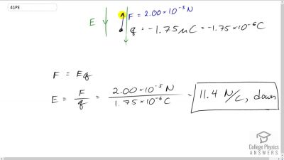OpenStax College Physics Answers, Chapter 18, Problem 41 video poster image.
