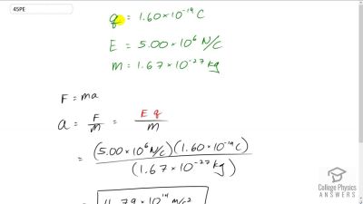 OpenStax College Physics Answers, Chapter 18, Problem 31 video poster image.