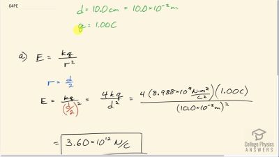 OpenStax College Physics Answers, Chapter 18, Problem 64 video poster image.