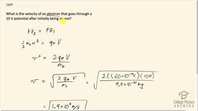 OpenStax College Physics Answers, Chapter 19, Problem 16 video poster image.