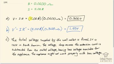 OpenStax College Physics Answers, Chapter 20, Problem 22 video poster image.