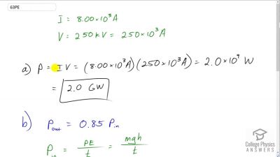 OpenStax College Physics Answers, Chapter 20, Problem 63 video poster image.