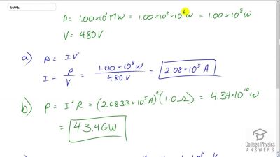 OpenStax College Physics Answers, Chapter 20, Problem 69 video poster image.