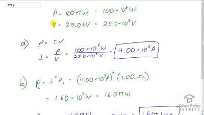 OpenStax College Physics Answers, Chapter 20, Problem 77 video poster image.