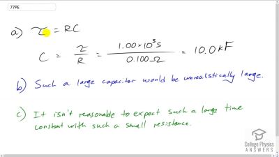 OpenStax College Physics Answers, Chapter 21, Problem 77 video poster image.