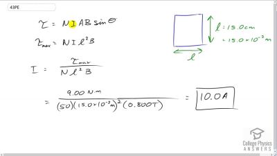 OpenStax College Physics Answers, Chapter 22, Problem 43 video poster image.