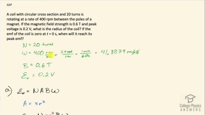 OpenStax College Physics Answers, Chapter 23, Problem 4 video poster image.