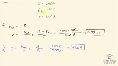 OpenStax College Physics Answers, Chapter 23, Problem 40 video poster image.