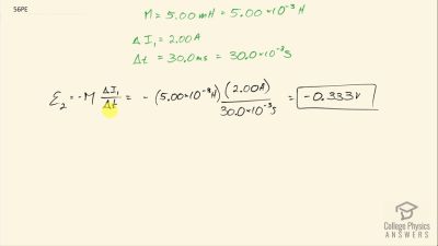 OpenStax College Physics Answers, Chapter 23, Problem 56 video poster image.