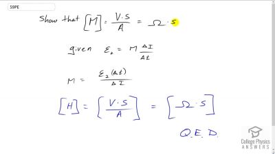 OpenStax College Physics Answers, Chapter 23, Problem 59 video poster image.