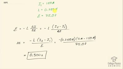OpenStax College Physics Answers, Chapter 23, Problem 66 video poster image.