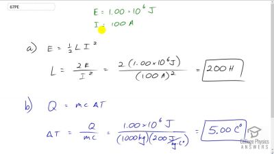 OpenStax College Physics Answers, Chapter 23, Problem 67 video poster image.