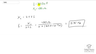 OpenStax College Physics Answers, Chapter 23, Problem 79 video poster image.