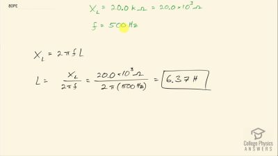 OpenStax College Physics Answers, Chapter 23, Problem 80 video poster image.