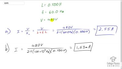 OpenStax College Physics Answers, Chapter 23, Problem 83 video poster image.