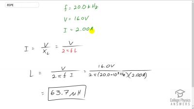 OpenStax College Physics Answers, Chapter 23, Problem 85 video poster image.