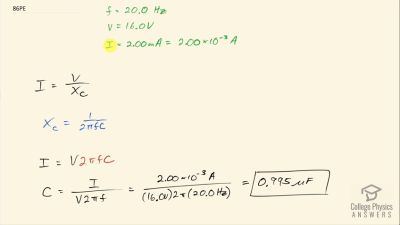 OpenStax College Physics Answers, Chapter 23, Problem 86 video poster image.