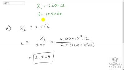 OpenStax College Physics Answers, Chapter 23, Problem 87 video poster image.