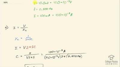 OpenStax College Physics Answers, Chapter 23, Problem 90 video poster image.