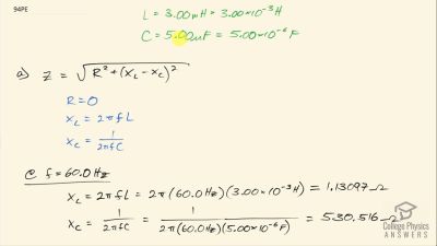 OpenStax College Physics Answers, Chapter 23, Problem 94 video poster image.