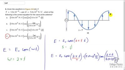 OpenStax College Physics Answers, Chapter 24, Problem 5 video poster image.