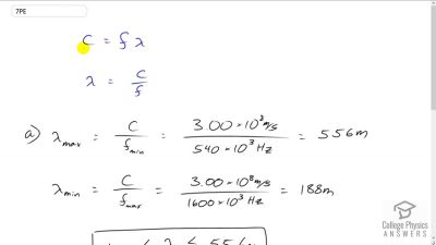 OpenStax College Physics Answers, Chapter 24, Problem 7 video poster image.