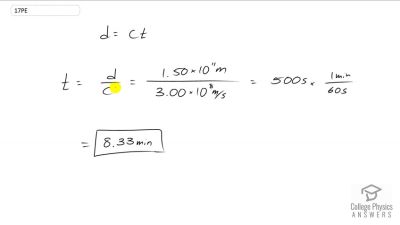 OpenStax College Physics Answers, Chapter 24, Problem 17 video poster image.