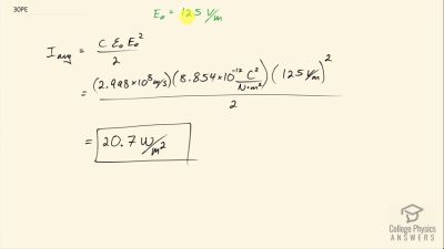 OpenStax College Physics Answers, Chapter 24, Problem 30 video poster image.
