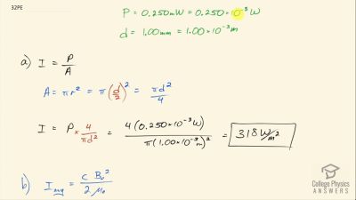 OpenStax College Physics Answers, Chapter 24, Problem 32 video poster image.