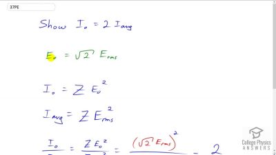 OpenStax College Physics Answers, Chapter 24, Problem 37 video poster image.