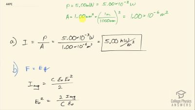 OpenStax College Physics Answers, Chapter 24, Problem 44 video poster image.