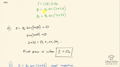 OpenStax College Physics Answers, Chapter 24, Problem 46 video poster image.