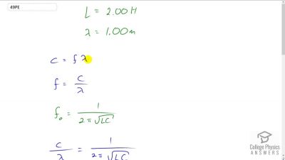 OpenStax College Physics Answers, Chapter 24, Problem 49 video poster image.