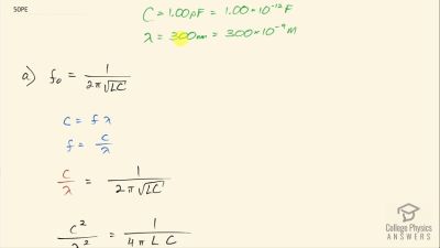 OpenStax College Physics Answers, Chapter 24, Problem 50 video poster image.