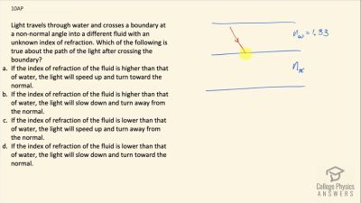 OpenStax College Physics Answers, Chapter 25, Problem 10 video poster image.