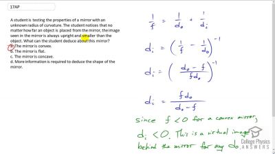 OpenStax College Physics Answers, Chapter 25, Problem 17 video poster image.