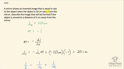 OpenStax College Physics Answers, Chapter 25, Problem 20 video poster image.
