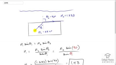 OpenStax College Physics Answers, Chapter 25, Problem 25 video poster image.