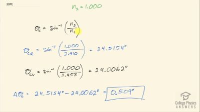 OpenStax College Physics Answers, Chapter 25, Problem 30 video poster image.