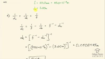 OpenStax College Physics Answers, Chapter 25, Problem 44 video poster image.