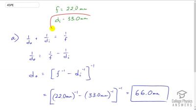 OpenStax College Physics Answers, Chapter 25, Problem 45 video poster image.