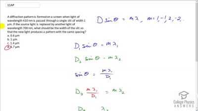 OpenStax College Physics Answers, Chapter 27, Problem 11 video poster image.