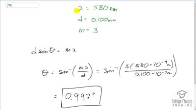 OpenStax College Physics Answers, Chapter 27, Problem 7 video poster image.