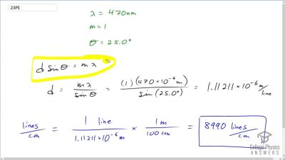 OpenStax College Physics Answers, Chapter 27, Problem 23 video poster image.