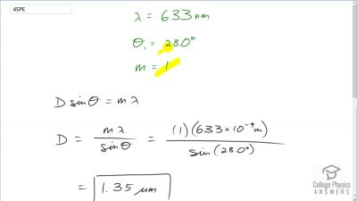 OpenStax College Physics Answers, Chapter 27, Problem 45 video poster image.